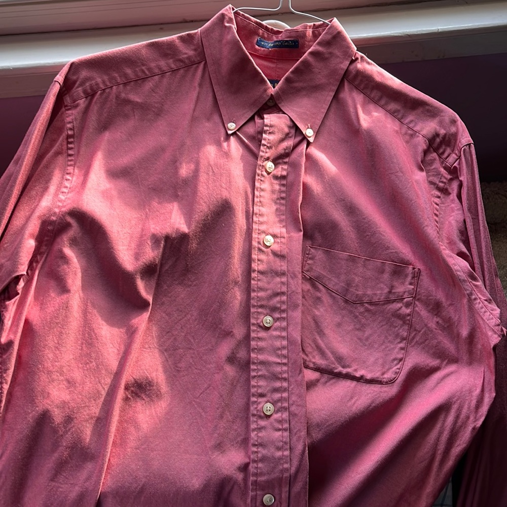 Club Room Button Down Oxford Shirt - L 16 Neck - 34/35